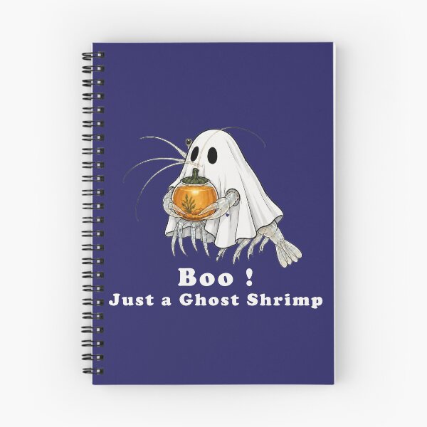 Item preview, Boo Just A Ghost Shrimp Funny Halloween Aquascaping designed and sold by Form & Fauna.