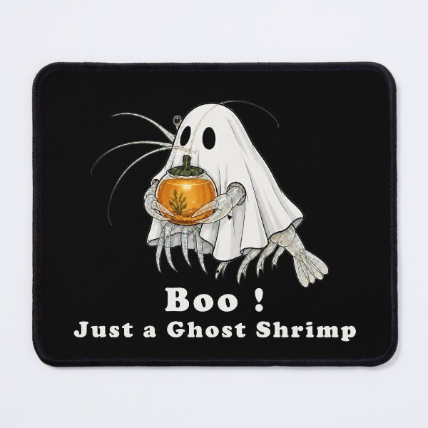 Item preview, Boo Just A Ghost Shrimp Funny Halloween Aquascaping designed and sold by Form & Fauna.