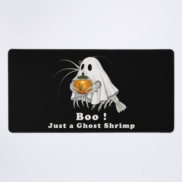 Item preview, Boo Just A Ghost Shrimp Funny Halloween Aquascaping designed and sold by Form & Fauna.