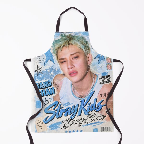 Item preview, Bang Chan Stray Kids Vintage Blue Aesthetic Collage | SKZ Kpop Fan Art designed and sold by julietap1.