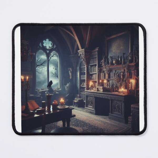 Item preview, The Raven's Library – Gothic Dark Academia designed and sold by DreamyPixStudio.