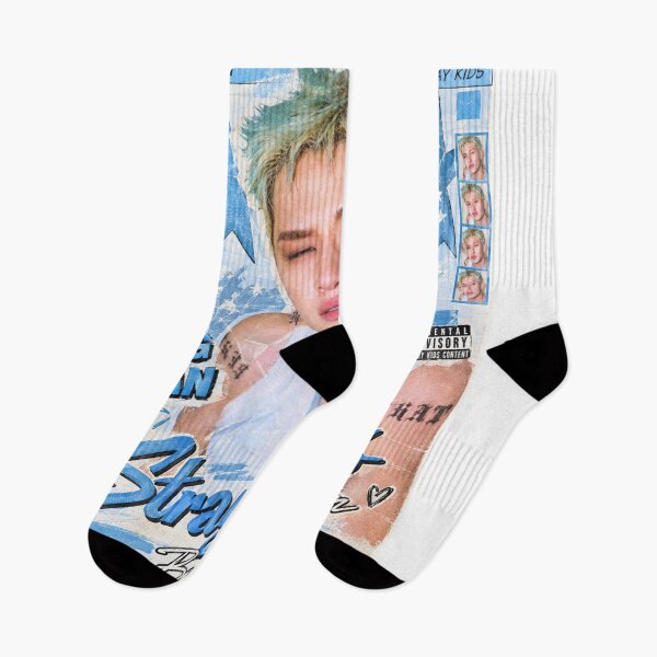 Item preview, Bang Chan Stray Kids Vintage Blue Aesthetic Collage | SKZ Kpop Fan Art designed and sold by julietap1.