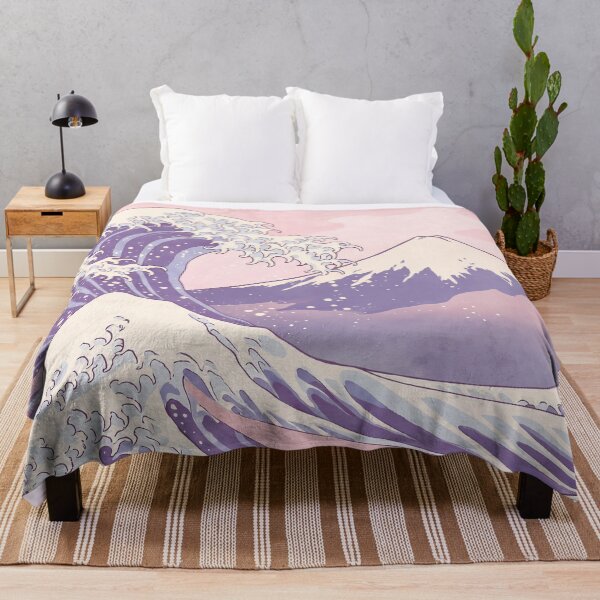 Item preview, Kawaii Pastel Great Wave with Mount Fuji and Sakura designed and sold by DeviantMerch.