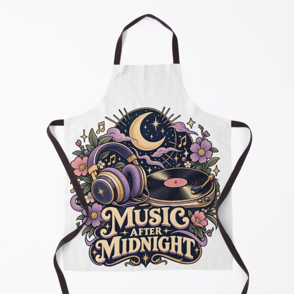 Item preview, Music After Midnight Vintage Moon Vinyl Record T-Shirt designed and sold by EssentialsWear.