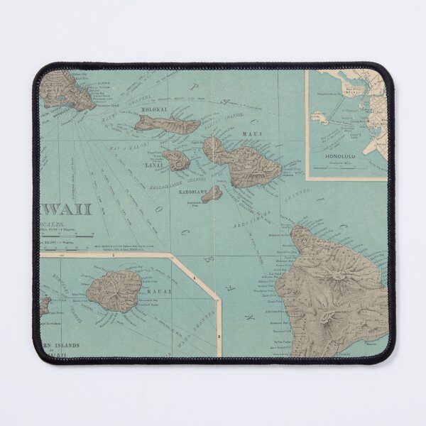 Item preview, Historic Map of Hawaii (USA) designed and sold by mintmap.