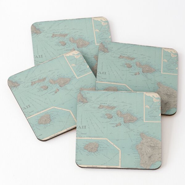 Item preview, Historic Map of Hawaii (USA) designed and sold by mintmap.