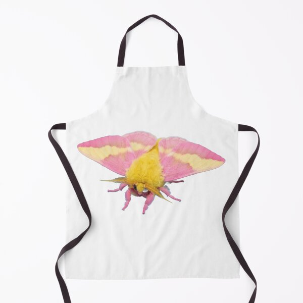 Item preview, Rosy Maple Moth – Pink and Yellow Fluffy Portrait designed and sold by Helt-enkelt.