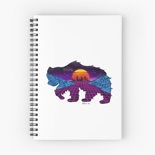 Item preview, Synthwave bear designed and sold by Stellaire-Haru.