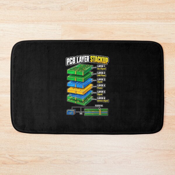 Item preview, PCB Layer Stackup – 6 Layer Circuit Board Design | Electrical Engineering designed and sold by UrsaOasis.