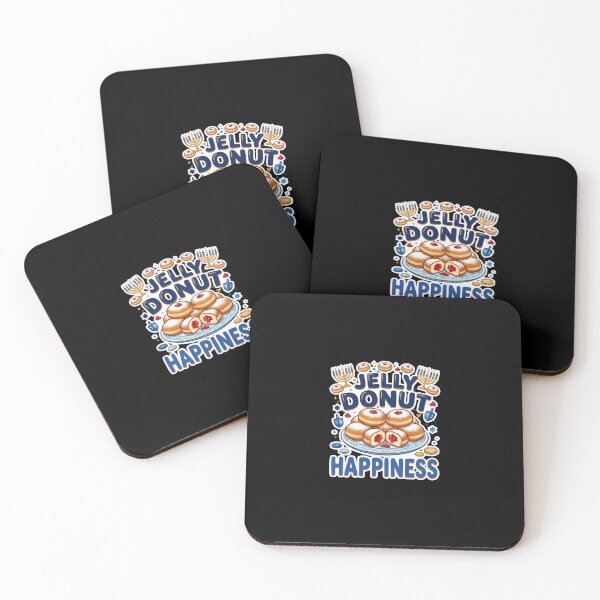 Item preview, Hanukkah Jelly Donut Happiness Chanukah Treat designed and sold by AmeliaShirts.