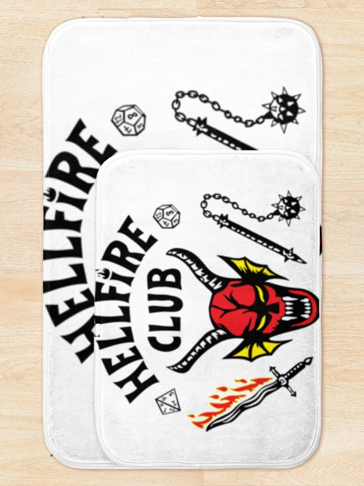 Thumbnail 5 of 6, Bath Mat, Stranger things designed and sold by Mad Apparel.