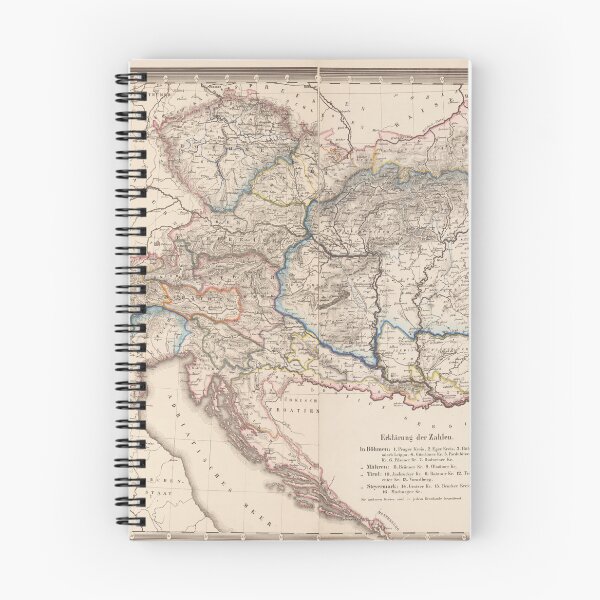 Item preview, Historic Map of the Austria-Hungarian Empire (Habsburg) designed and sold by mintmap.