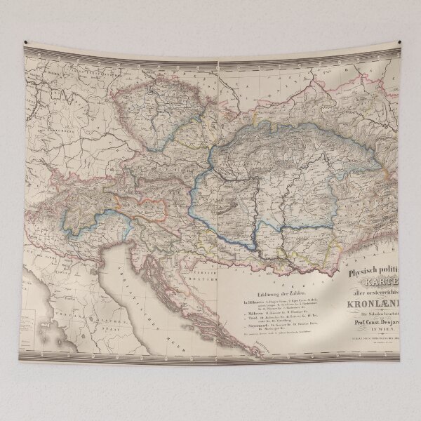 Item preview, Historic Map of the Austria-Hungarian Empire (Habsburg) designed and sold by mintmap.