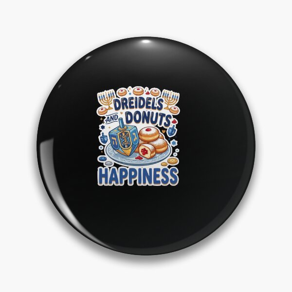 Item preview, Dreidels and Donuts Hanukkah Happiness Design designed and sold by AmeliaShirts.