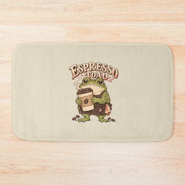 Item preview, Espresso Toad – Cute Coffee Barista designed and sold by AwesomeBeyondLimits.