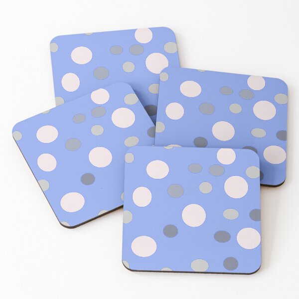 Item preview, Retro Abstract Polka Dot Pattern in Sky Blue designed and sold by OurBrightlife.