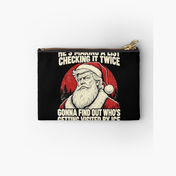 Item preview, He's Making A List Checking It Twice Political Christmas designed and sold by Arens ★★★★★.