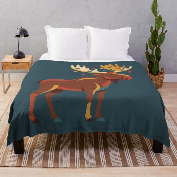 Item preview, Mid Century Moose With Christmas Lights designed and sold by Rariks.