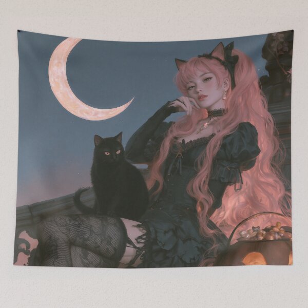 Item preview, The Moon Has a Favorite Witch designed and sold by oanaunciuleanu.