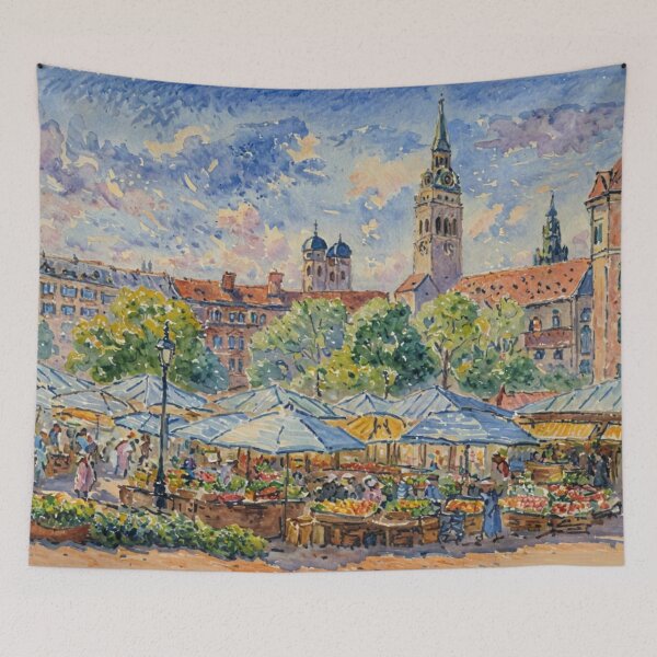 Item preview, Munich, Viktualienmarkt designed and sold by sid1802.