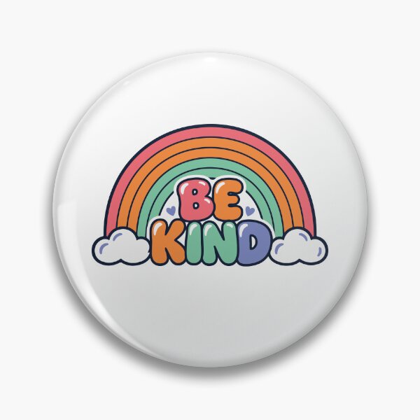 Item preview, Be Kind Colorful Rainbow Bubble Lettering Positive Quote designed and sold by FemmePod.