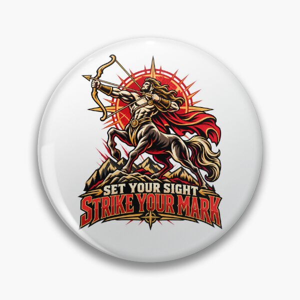 Item preview, Set Your Sight Strike Your Mark Sagittarius Centaur Archer Shirt designed and sold by InkStinct-Store.