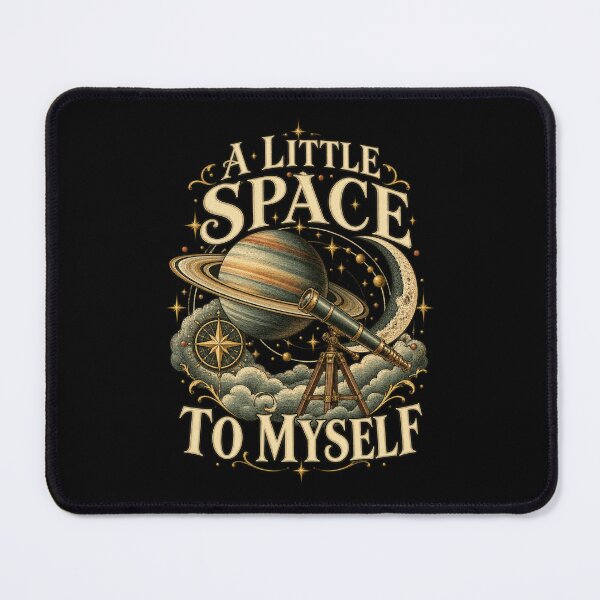 Artikelvorschau, Ein bisschen Freiraum für mich – Vintage-Astronomie-Humor entworfen und verkauft von Good Mood Foundry.