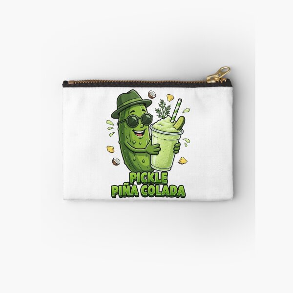 Item preview, Funny Pickle Piña Colada Cartoon designed and sold by Basma Designs | Retro, Kawaii Shirts & Stickers.