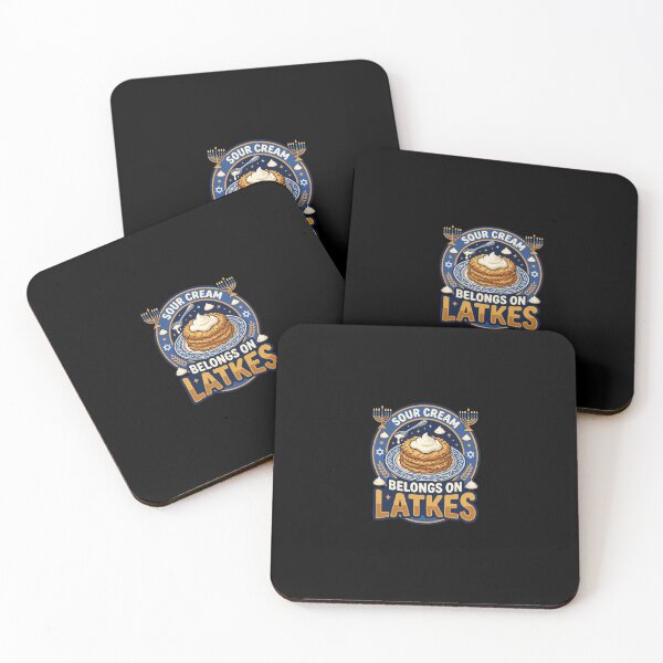 Item preview, Sour Cream Belongs On Latkes Hanukkah Food designed and sold by AmeliaShirts.