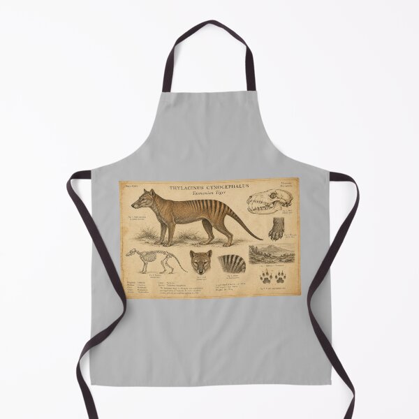 Item preview, Thylacinus Cynocephalus Vintage Natural History Museum Plate designed and sold by Yellowriversss.