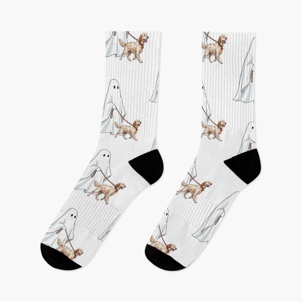 Item preview, English Setter Ghost Walking Dog Halloween Spooky Dog Mom Orange Belton Bird Dog Fall Humor designed and sold by raedattia.