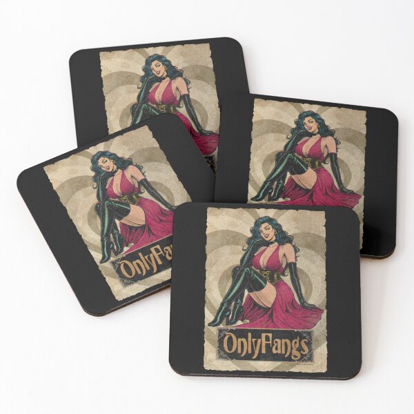 Item preview, OnlyFangs - Vampire Pin-Up designed and sold by ArtOfRivana.