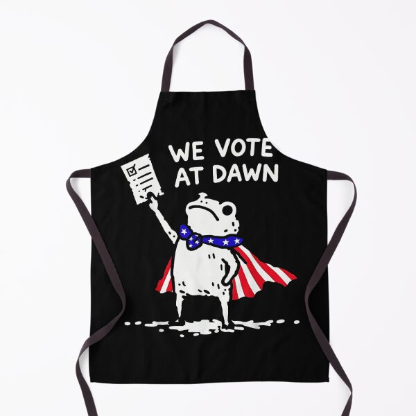 Item preview, We Vote At Dawn Election 2026 Patriotic American Flag Frog designed and sold by Byhergawaa.