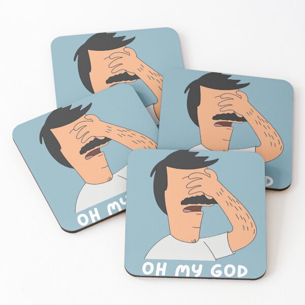 Item preview, Bob Belcher | Oh My God Light Blue designed and sold by fifisu.