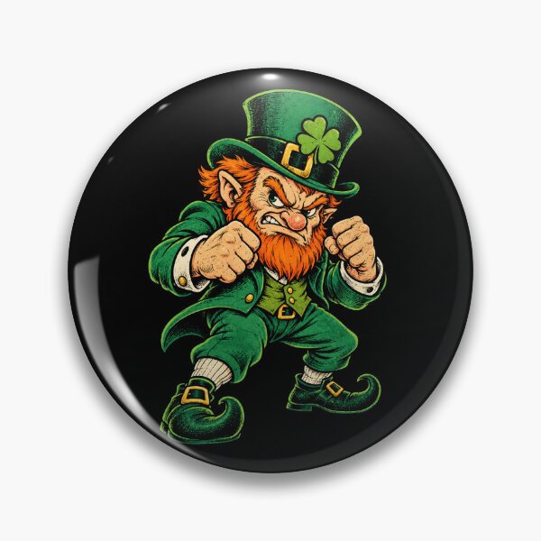 Item preview, Angry Fighting Leprechaun St Patrick’s Day  designed and sold by will freed18.