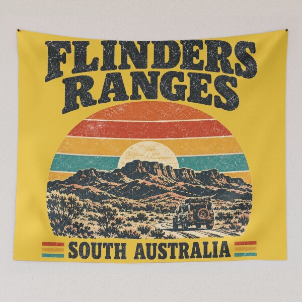 Item preview, Flinders Ranges South Australia Retro Sunset Adventure designed and sold by Yellowriversss.