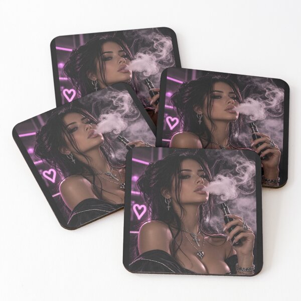 Item preview, Pink Noir – Gothic Vape Girl designed and sold by House of Taste Vape Designs.