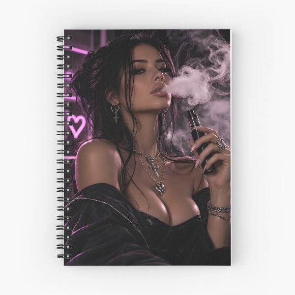Item preview, Pink Noir – Gothic Vape Girl designed and sold by House of Taste Vape Designs.