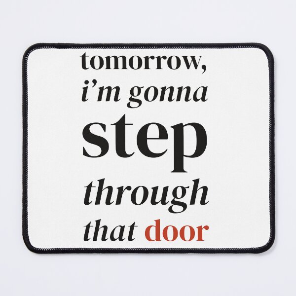 Item preview, Step Through That Door Streetwear Typography Shirt designed and sold by ink & Kern.