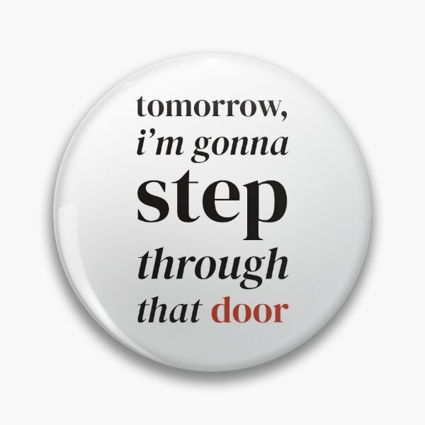 Item preview, Step Through That Door Streetwear Typography Shirt designed and sold by ink & Kern.