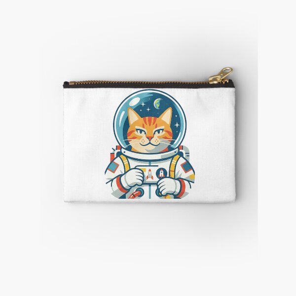 Item preview, Astronaut Cat - Retro Space Suit & Galaxy Explorer designed and sold by The Red Lime.
