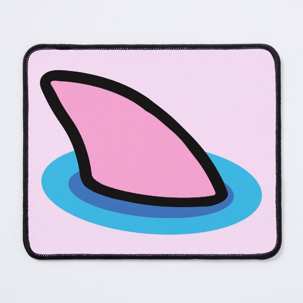 Item preview, Pink Shark Fin in Blue Water designed and sold by BubbleComet.