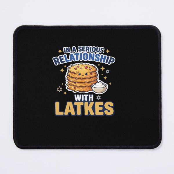 Item preview, In A Serious Relationship With Latkes Hanukkah designed and sold by AmeliaShirts.