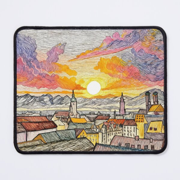 Item preview, Sunset over Munich designed and sold by sid1802.