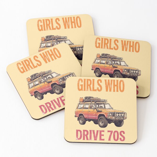 Item preview, Girls Who Drive 70s LandCruiser Troopy Adventure designed and sold by Yellowriversss.
