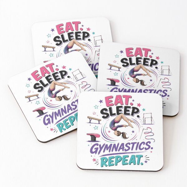 Item preview, Eat. Sleep. Gymnastics. Repeat. Artistic Gymnastics designed and sold by FlipGymnastics.