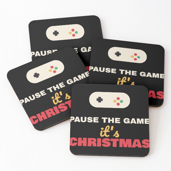 Item preview, Pause the Game It's Christmas Gamer Shirt designed and sold by The Spare Mitten.