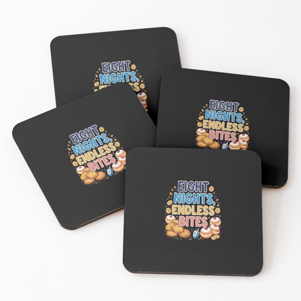Item preview, Eight Nights Endless Bites Hanukkah Foodie Fun designed and sold by AmeliaShirts.