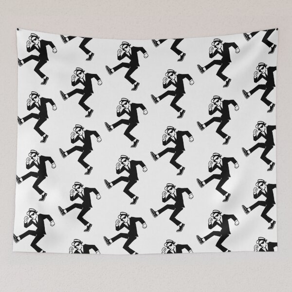 Item preview, Ska Man Dancing – Black and White 2 Tone Ska Music Rudeboy Design designed and sold by PIXEL POP DESIGNS - Beyond the Norm!.