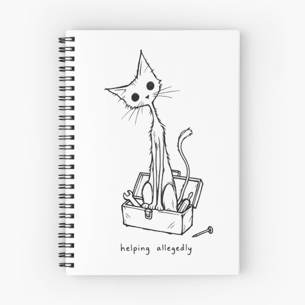 Item preview, Cat reportedly helps with DIY projects designed and sold by ArtHouseNiklas.